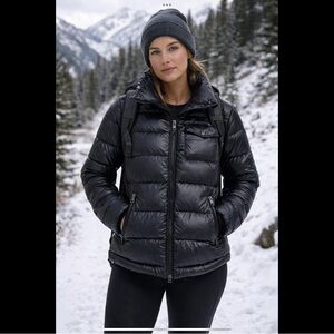 Alpine Down Puffer Jacket Black XS 75/25 Insulated